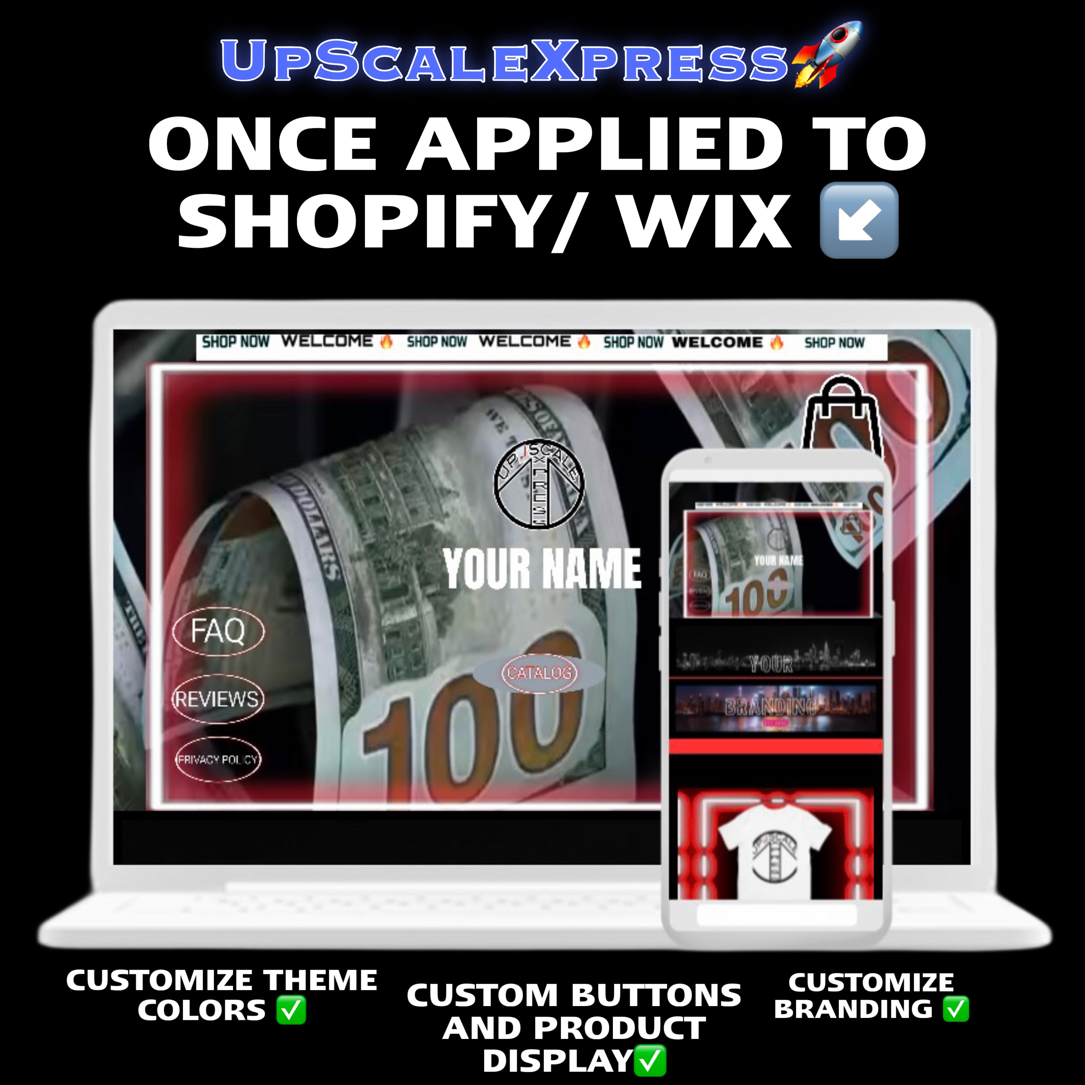 CUSTOM WEBSITE THEMES